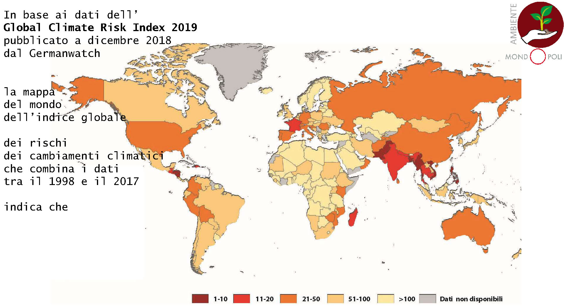 Global Climate Risk Index - Mondopoli - Mondopoli